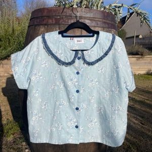 CHEMISIER  UPCYCLING Col Claudine